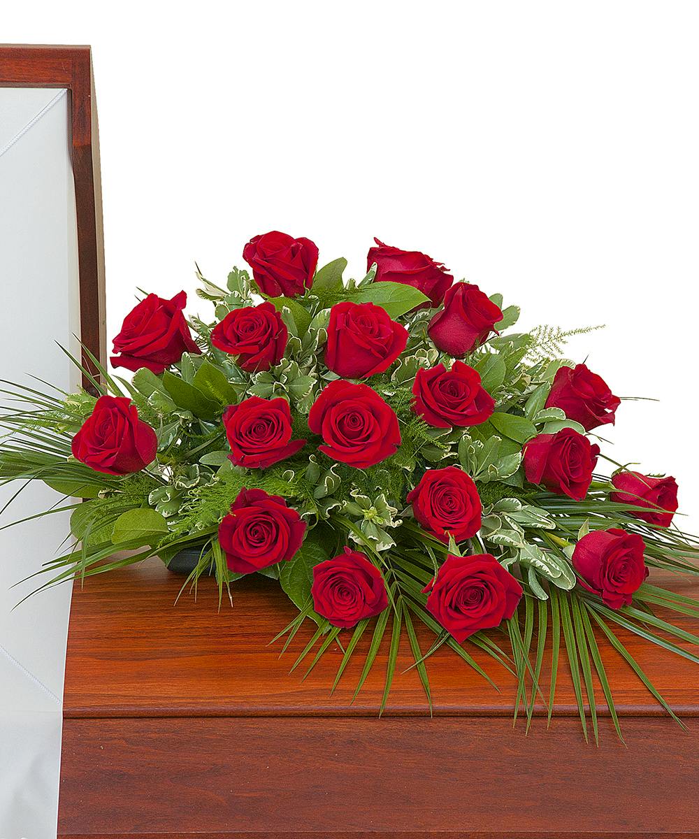 Simply Roses Casket Spray